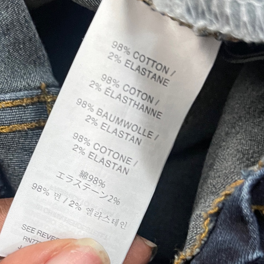 J. Crew Womens Jeans Size 28 Blue Toothpick Dark Wash Denim - Picture 5 of 8